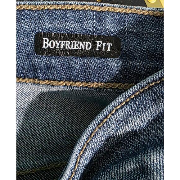 Judy Blue boyfriend distressed womens jeans Size 7/28 - Picture 4 of 6